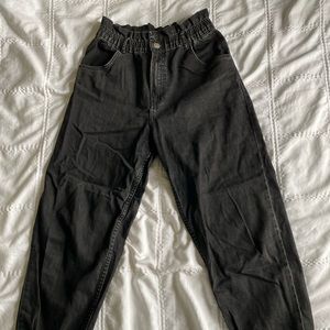 Black balloon fit jeans